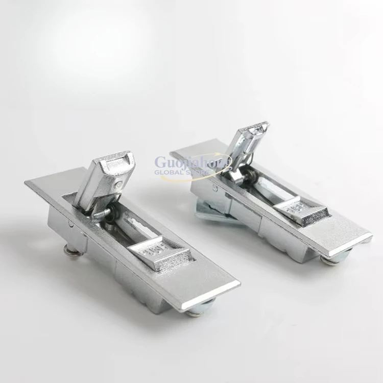 MS603 Switchboard Cabinet Electrical Cabinet Panel Latch Zinc Alloy Handle Door Big Panel Flat