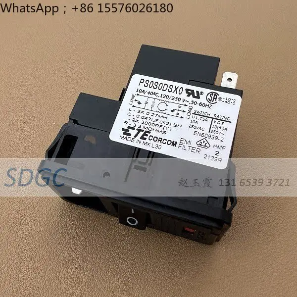 

premiumPS0S0DSX0 Power plug filter TE/Corcom