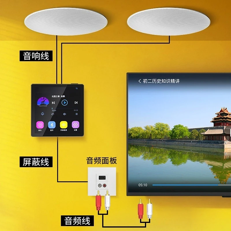 G7 Smart WIFI Ceiling Audio Ceiling Ceiling Background Music Controller Panel Home Speaker Speaker