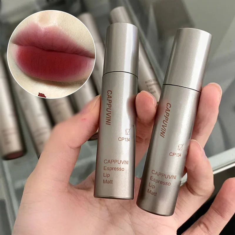 長持ちするベルベットマットリップバーム - 防水、汚れに強いリップグロス、自然な素肌のような滑らかさ、汚れに強いリップメイク