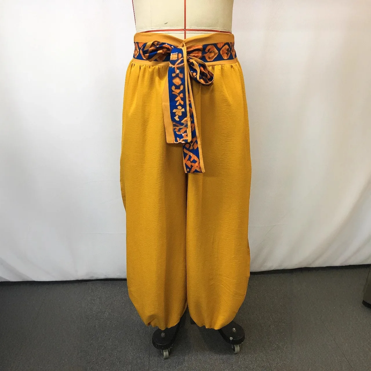 Loose Summer Large Size Ethnic Style Bloomers Solid Color Casual Pants Trousers
