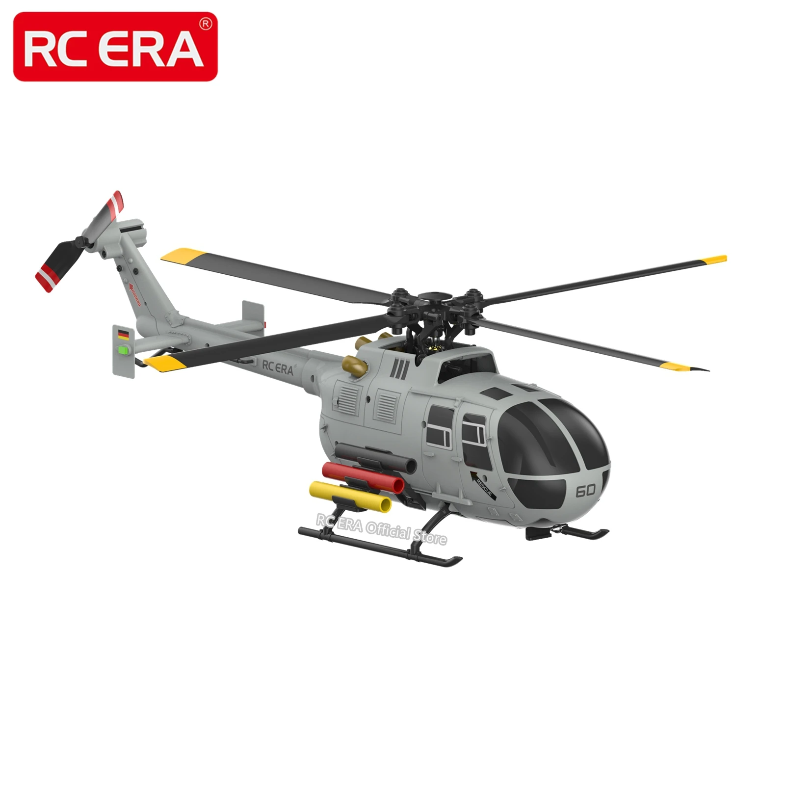 RC ERA C186S Brushless BO105 with Optical Flow Sensor 6ch RC Helicopter for Beginner Indoor Outdoor Toys for Boys