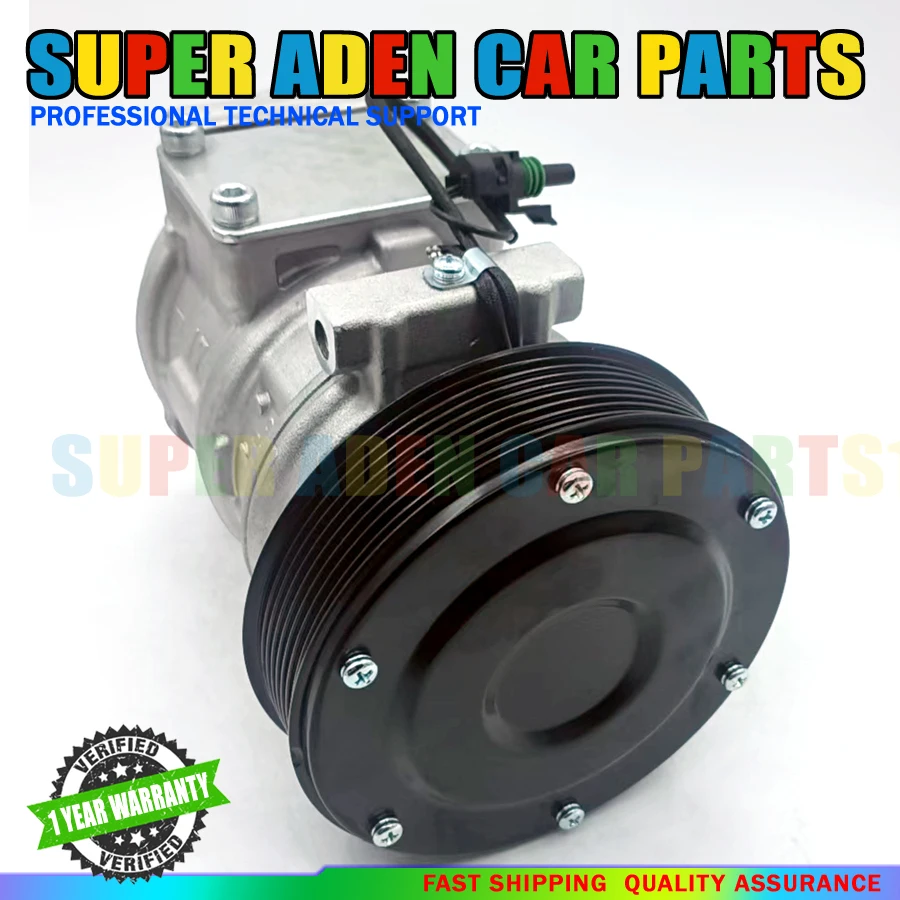 10PA17C AC Air Conditioning Compressor for JOHN DEERE 7000/8000 SERIES RE46609 AH169875 4472003084 4471002381 4471002388