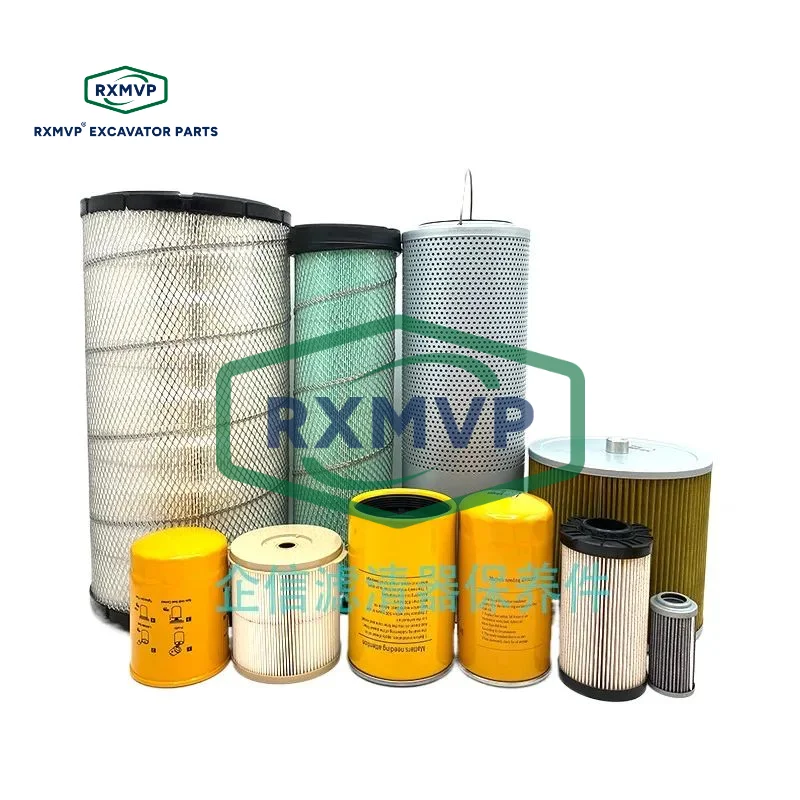 Новая машина Hyundai 215vs Chaige, фильтрующий элемент для масла и воды, Воздушная решетка, гидравлический возвратный очиститель, аксессуары для экскаватора
