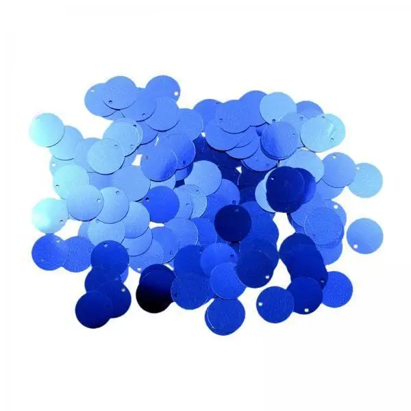4x130 Pieces Round Loose Sequins with Hole Glitter Applique DIY Spangles Decor 16mm for Bridal Clothes Scrapbooking Accessories