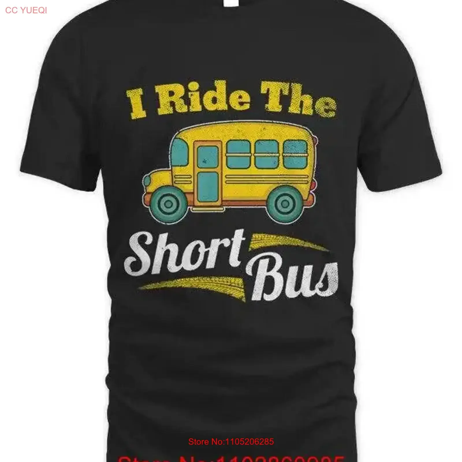

Винтажная футболка для школьных водителей I Ride The Short Bus Driver, винтажная потертая мужская дышащая уличная одежда с графическим рисунком, удобная