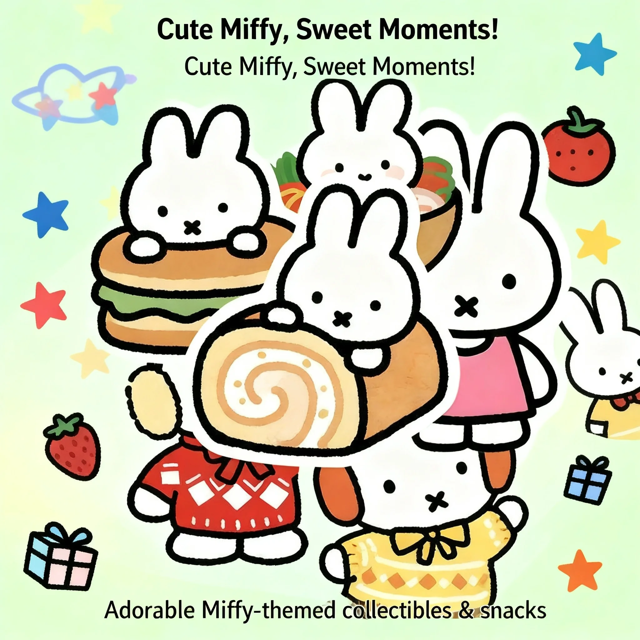 Laptop Accessories Design - Miffy sticker cute cartoon sticker waterproof
