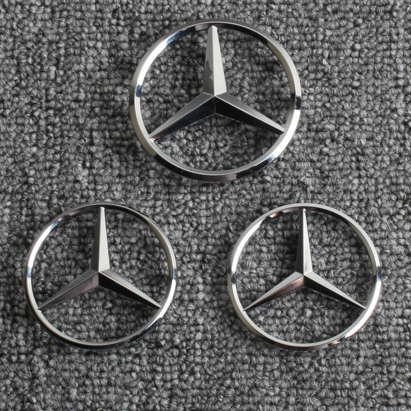 Top Quality 52mm 57mm Steering Wheel Center Badge Star Logo Car Emblem with 18 Pins for Mercedes Benz C CLA CLS GLC GLE GLS E