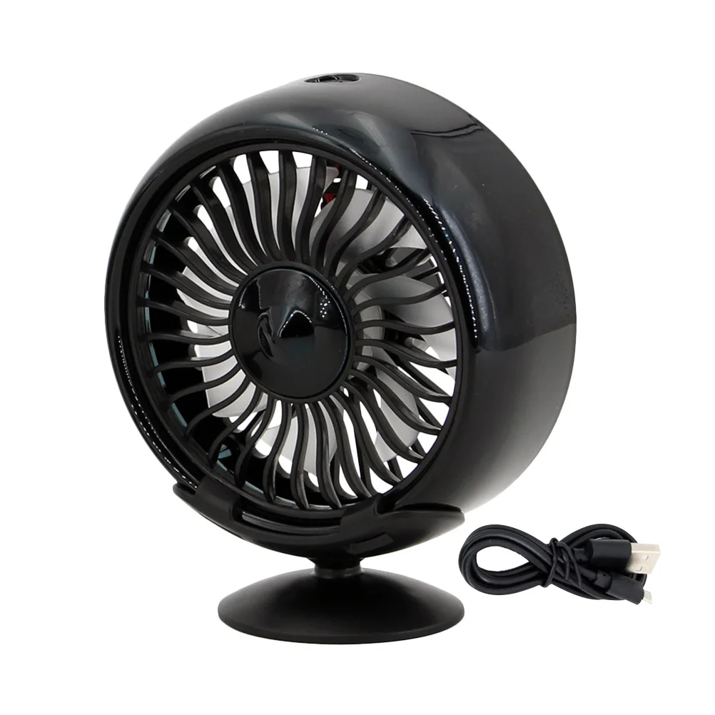 

1pc Usb Car Air Cooling Fan Adjustable 3 Speed For Vehicle Dashboard F102 Wind Cooler Fan Car