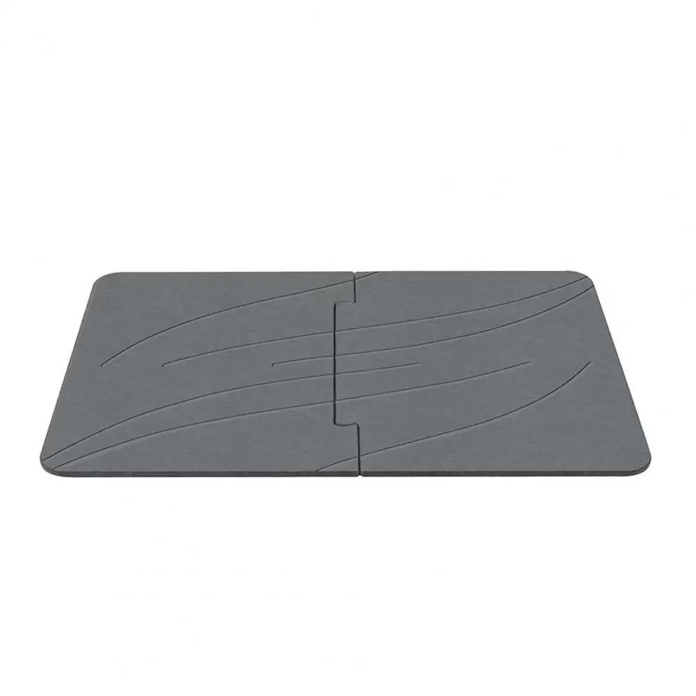 Absorbent Diatomaceous Earth Rug Diatomaceous Earth Bath Mat Quick-drying Diatomite Bathroom Floor Mat with for Shower for Style image 2