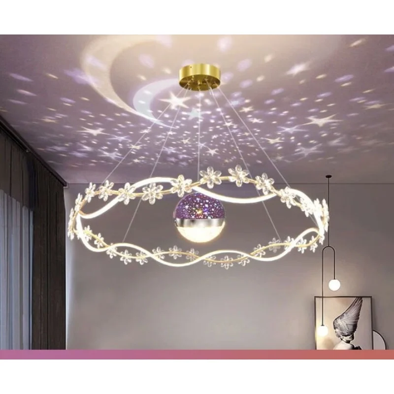 

Living room lights, the most popular lights of 2025, pendant lights, starry sky, modern minimalist crystal lights, room lights