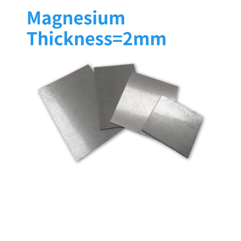 

1pc AZ31B Magnesium Alloy Sheet Experimental Magnesium Plate Processing Zero Cutting Thickness 2mm Length 200mm Width 200mm