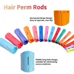 Бигуди Hair Perm Rods Cold Wave Rods Plastic Perming Rod Hair Curling Rollers Curlers Steel Pintail Comb Hair Curler No Heat 헤어롤