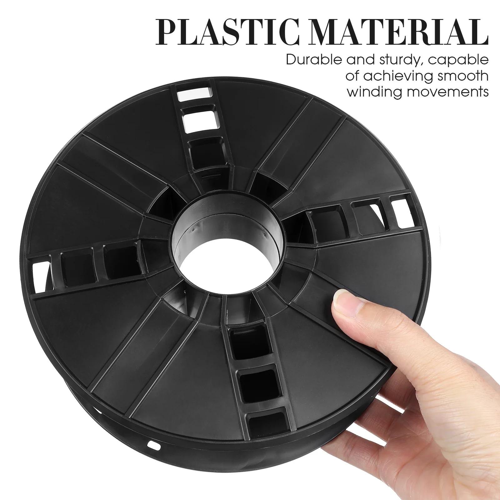 

Катушка для прокладки кабелей 88 мм, сверхмощная пластиковая катушка для шнуров для удлинителей, компактное решение для хранения, для путешествий, кемпинга