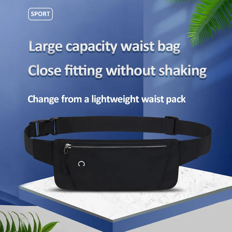 Travel Running Waist Bag Sports Belt Pouch Mobile Phone Bag Waist Pack Lightweight Gym Sports Bag Waist Pack Adjustable Strap