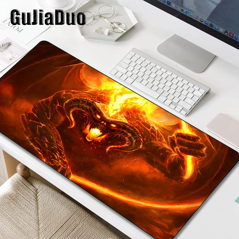 40x80 Gamer Extra Large Balrog Scary Comic Mouse Pad Notebook Keyboard Desk Mat XXL Waterproof Table Pad Gaming Accessories Rug