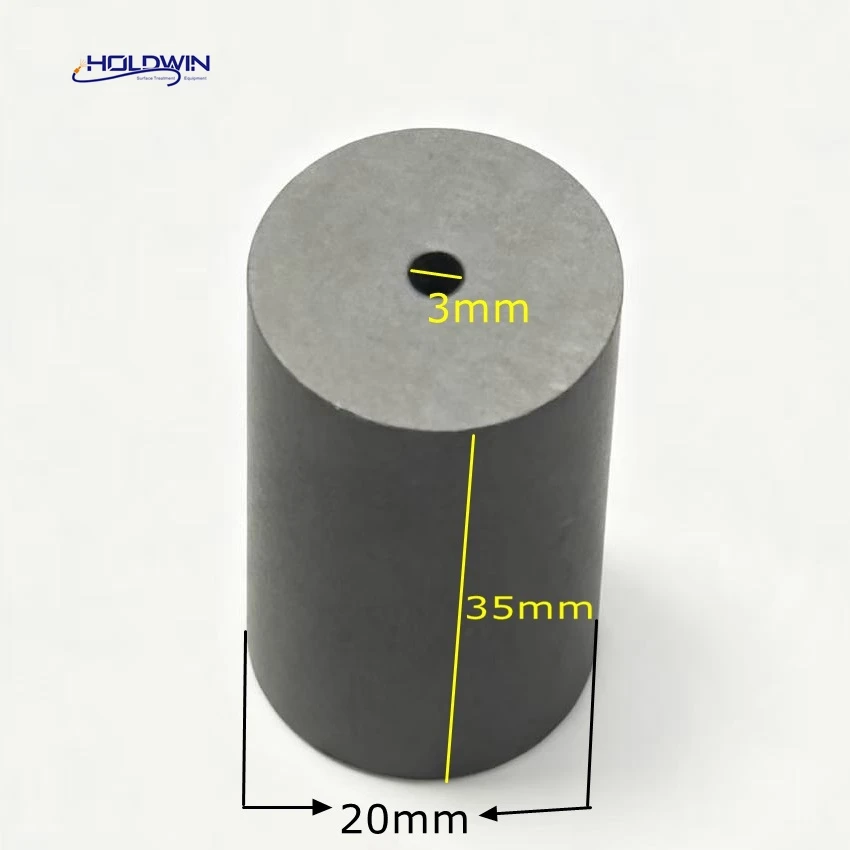 HOLDWIN 3x20x35mm B4C Boron Carbide Sandblaster Nozzle Sandblasting Nozzles For Sand Blast Gun