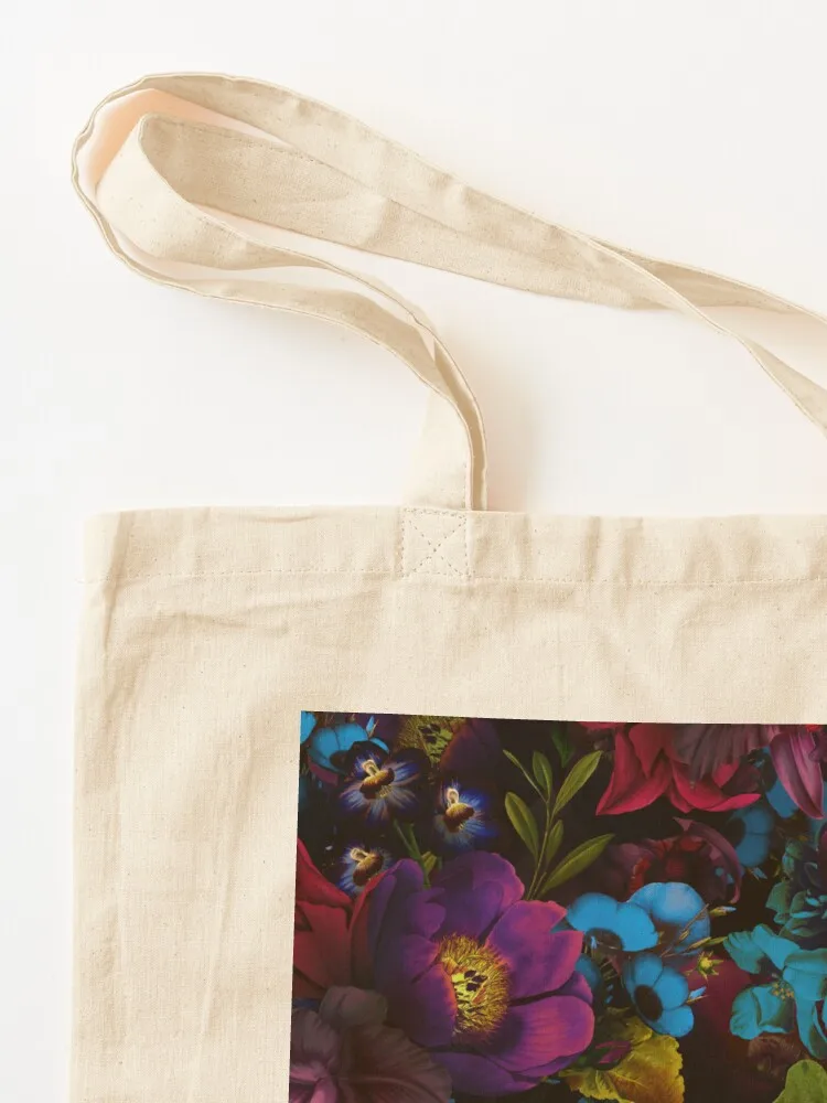 Mystical night III Botanical Night Garden Tote Bag bags for women shopper bags bags woman 2025 foldable reusable bag