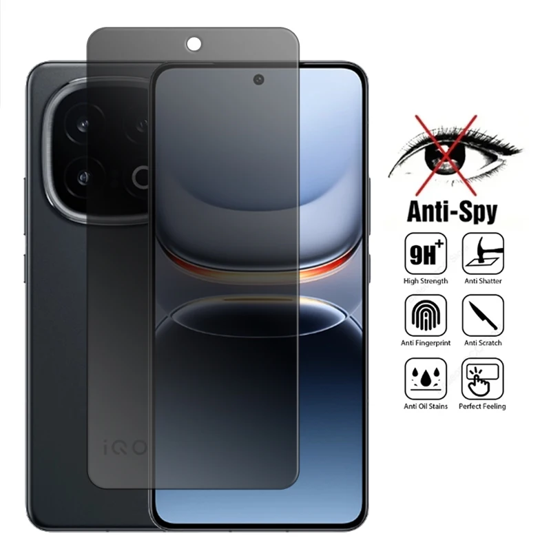 For Vivo iQOO 13 5G Glass For iQOO 13 Tempered Glass 6.82 inch Anti Peep Privacy Screen Protector For Vivo iQOO 13 Lens Film