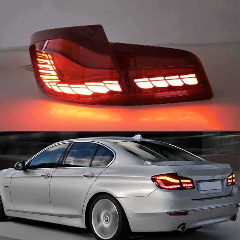 Car Styling LED Taillights Assembly For BMW 5 Series 2011-2017 Start Up Animation Parking Running Light Turn Signal Rear Lamp
