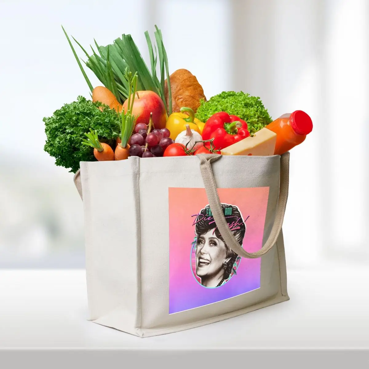 EAT DIRT AND DIE, TRASH! Tote Bag bags woman 2025 Women bags large size bags