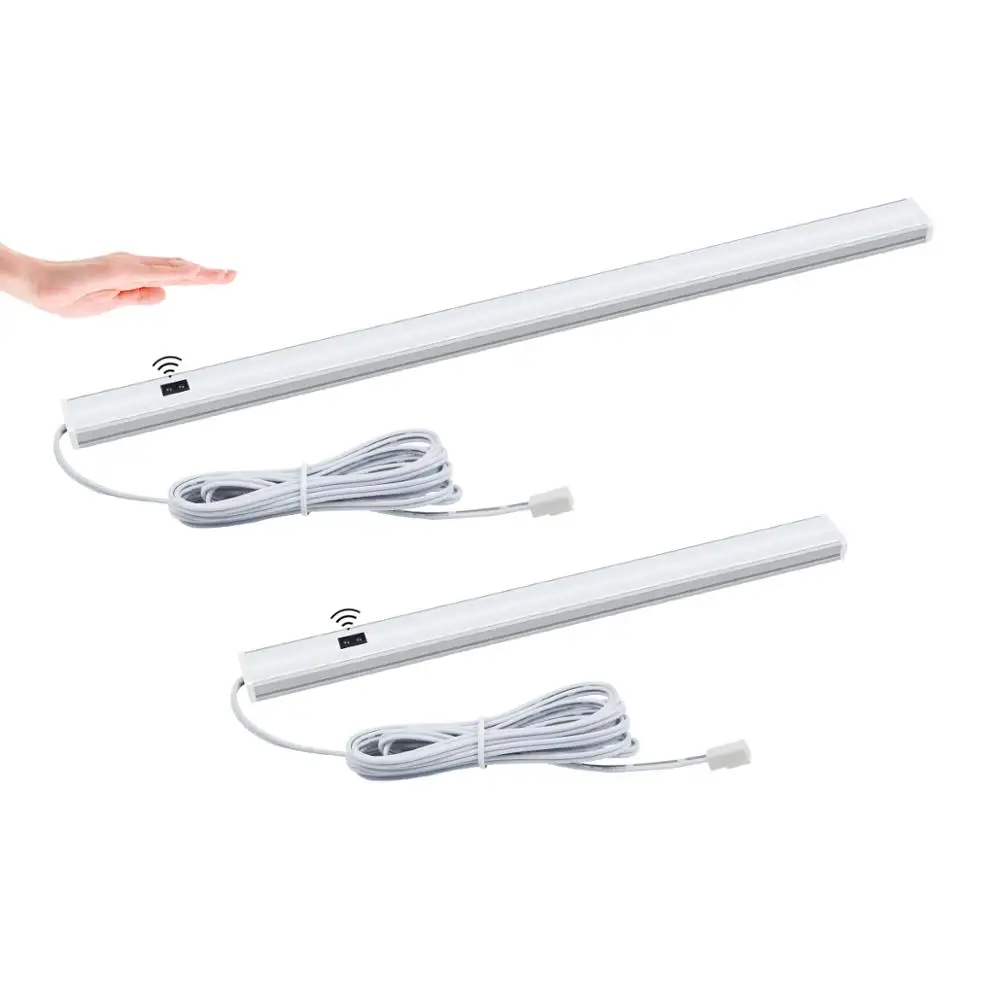 

12V aluminium profile LED Light Bar Hand Motion Sensor Rigid Tube With Fixture Kitchen Furniture Bath Room Wall Lamp Home Decor
