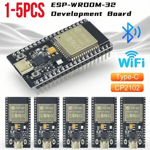 ESP-WROOM-32 ESP32 Bluetooth Wifi Dual Core ESP32-S ESP32 38 Pin Development Board CP2102 Type C ESP 32 Nodemcu Bluetooth Module