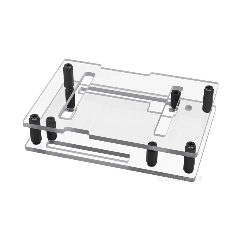 Transparent PC Case For Arduino UNO Q, Supports Installation With The UNO Media Carrier Board, With Precise Opening Design For P