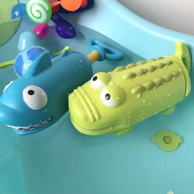 Crocodile Water Gun Baby Bath Pool Beach Pump Water Gun Toy