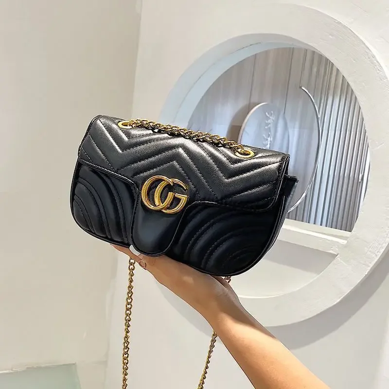 2025年トレンドレディースチェーンバッグ - ニッチデザインクロスボディショルダーバッグ/アンダーアームファッションバッグ