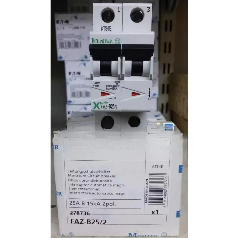 

Parts for EATON MOELLER Microbreaker FAZ-B25/2 25A2P