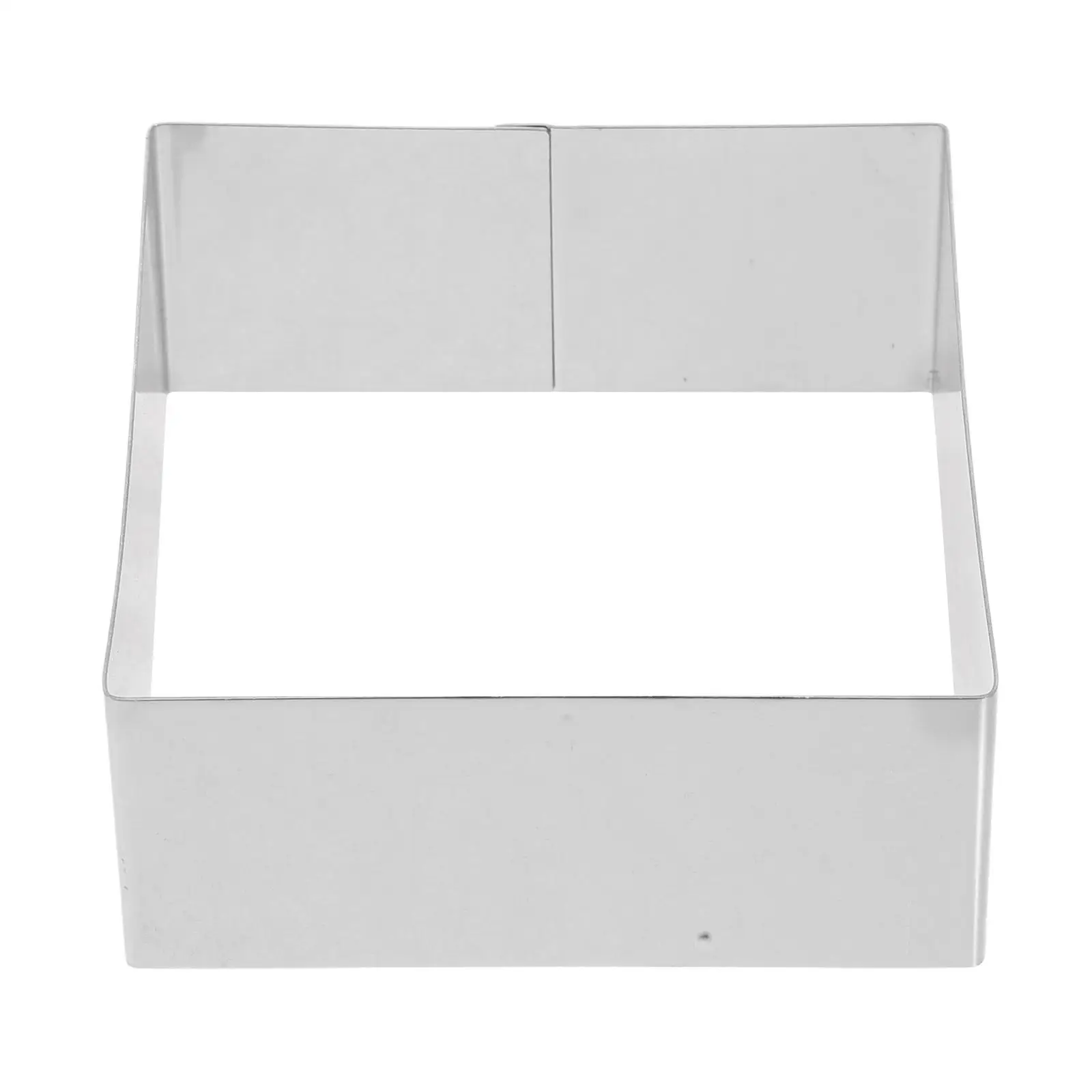 

Stainless Steel Cake Ring Square Mousse Dessert Mold Baking Premium Non Stick Reusable Long Life Pastry