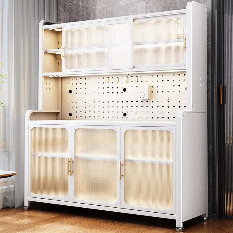 Kitchen storage Floor-to-ceiling multi-layer microwave oven Appliances Meal side lockers Multifunctional