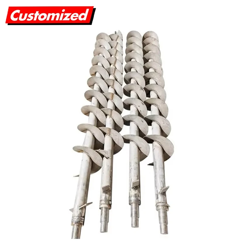 

Wesew OEM Hot Selling Stainless Steel Screw Flight Auger Blade Sectional Spiral Blade Helical Flight Condition New