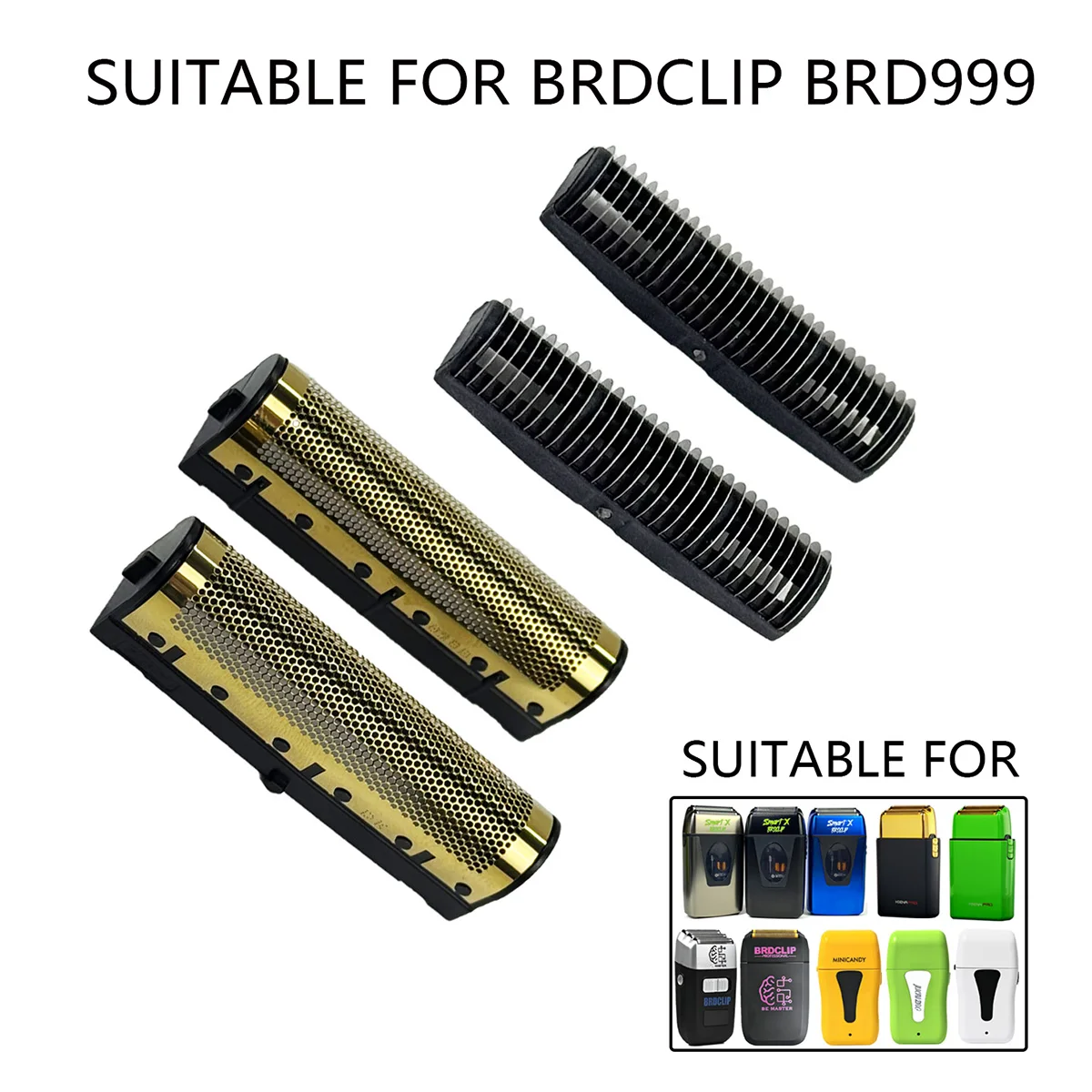 Replacement Blade for BRDCLIP 999 Original Professional Blades Set Hair Trimmer Clipper Barber Shaving Accessories