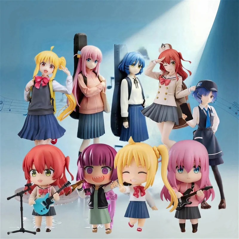 

Anime Kita Ikuyo Bocchi The Rock Ijichi Nijika Figure Yamada Ryo Nendoroid #2069 Gotou Hitori Pretty Girl Figures PVC Model Toys