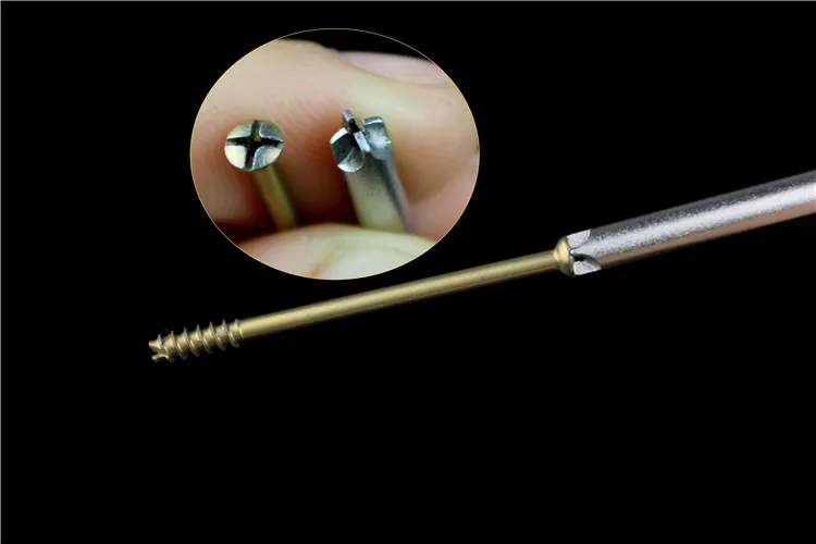Orthopaedic instrument medical hollow screwdriver 4.0mm + cannulated cross screw driver 1.1 needle support AO synthes bone screw