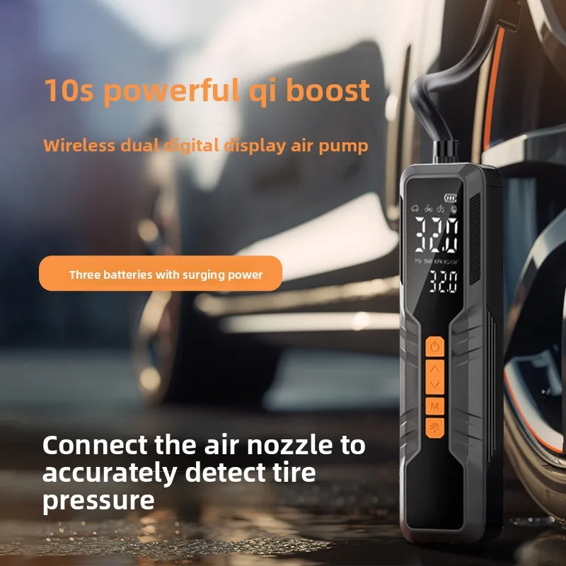 

Car Car Air Pump Portable Bicycle Electric Car Tire Pump Small Wireless Charging