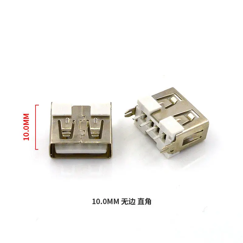 10 Stück USB 2.0 Buchsenstecker 10,0/13,0/13,7/15,0/17,5/19,6/20,5/24,5 MM Gerader Stecker Ladeanschluss AF180 ° für Elektronik – Detail 8