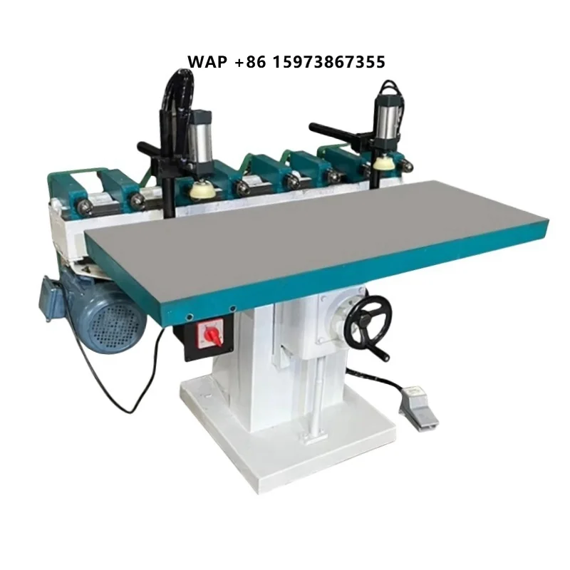Eight Axis Adjustable Semi Automatic Woodworking Drilling Machine Horizontal Solid Wood Boring Machine