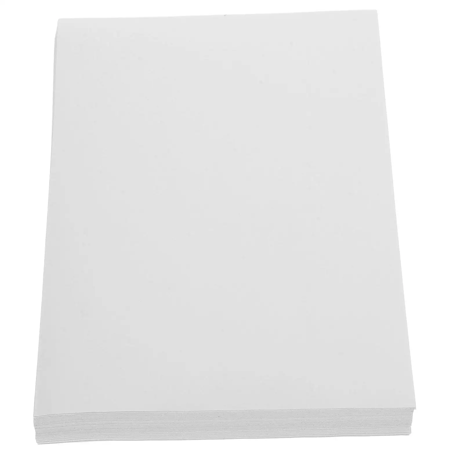 100 Sheets Printable Vinyl Sticker Paper Waterproof Adhesive Blank Self Coated For Printers A5 Size White Multi Function