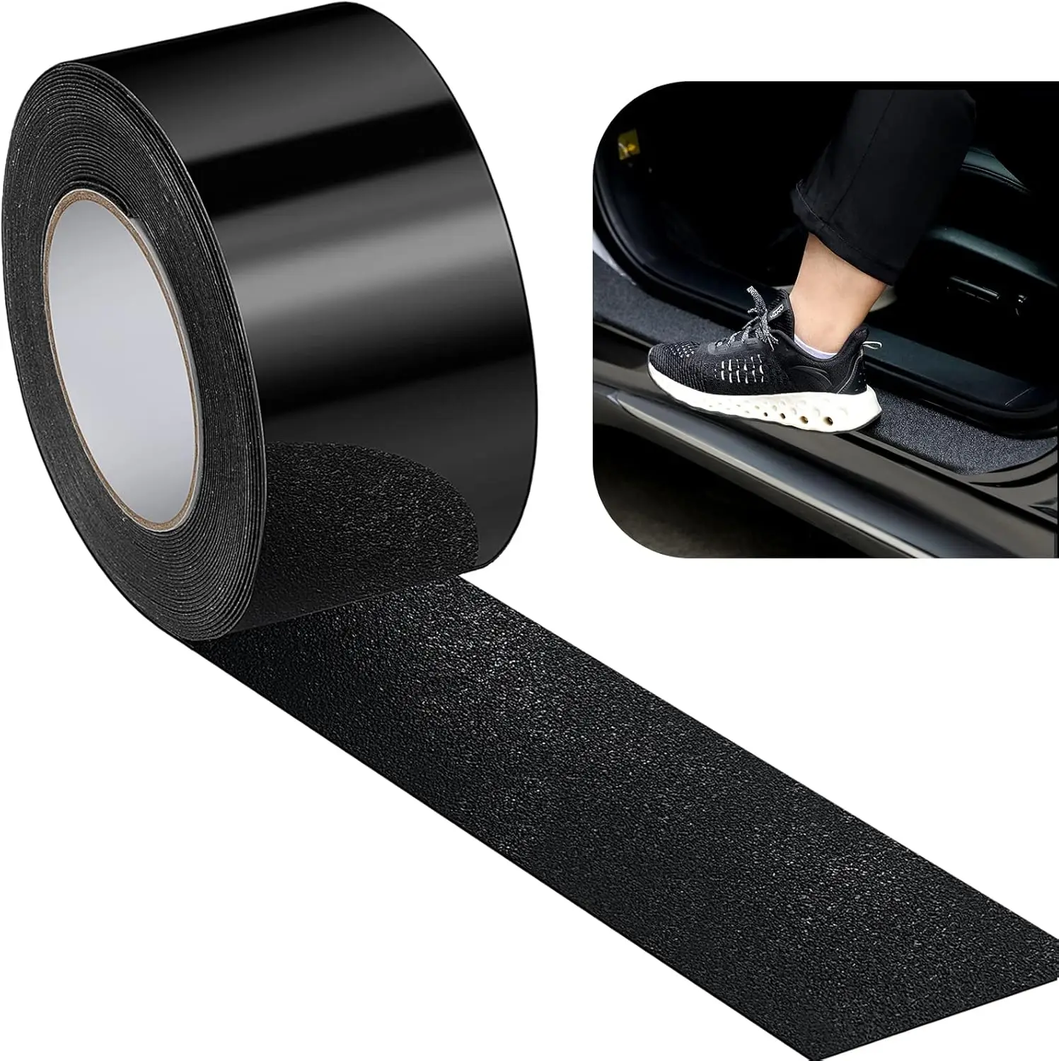 

Car Door Edge Guards, Sill Protector Anti-Collision Strips for Most Vehicles (2.8 Inch Wide, 32.8 Feet, Black)