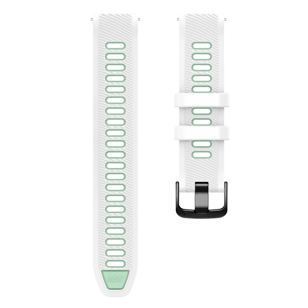 Universelles 22-mm-Sport-Silikonarmband für Garmin Forerunner 265 255 Musikband für Vivoactive 4/Venu 4 45 mm Armband-Uhrenarmband – Detail 5