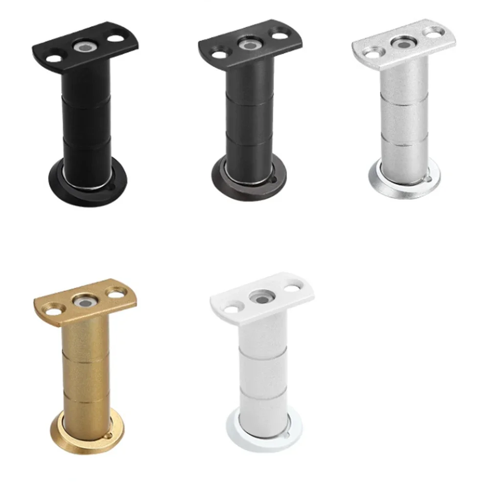 Topes de puerta soporte de puerta de alta resistencia Tope de puerta Invisible magnético Hardware de puerta Topes de puerta con tornillos Tope de puerta amortiguador silencioso