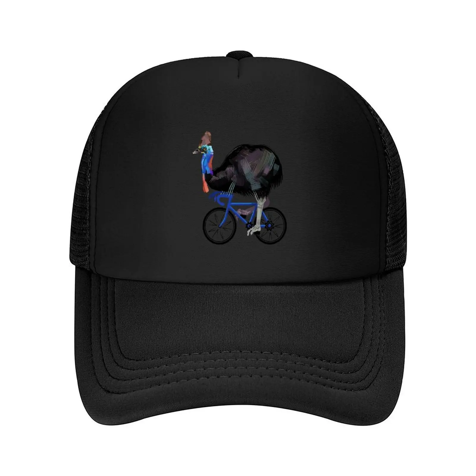 

Cassowary on a Bicycle Baseball Cap Vintage birthday Snapback Cap Anime For Women Men's