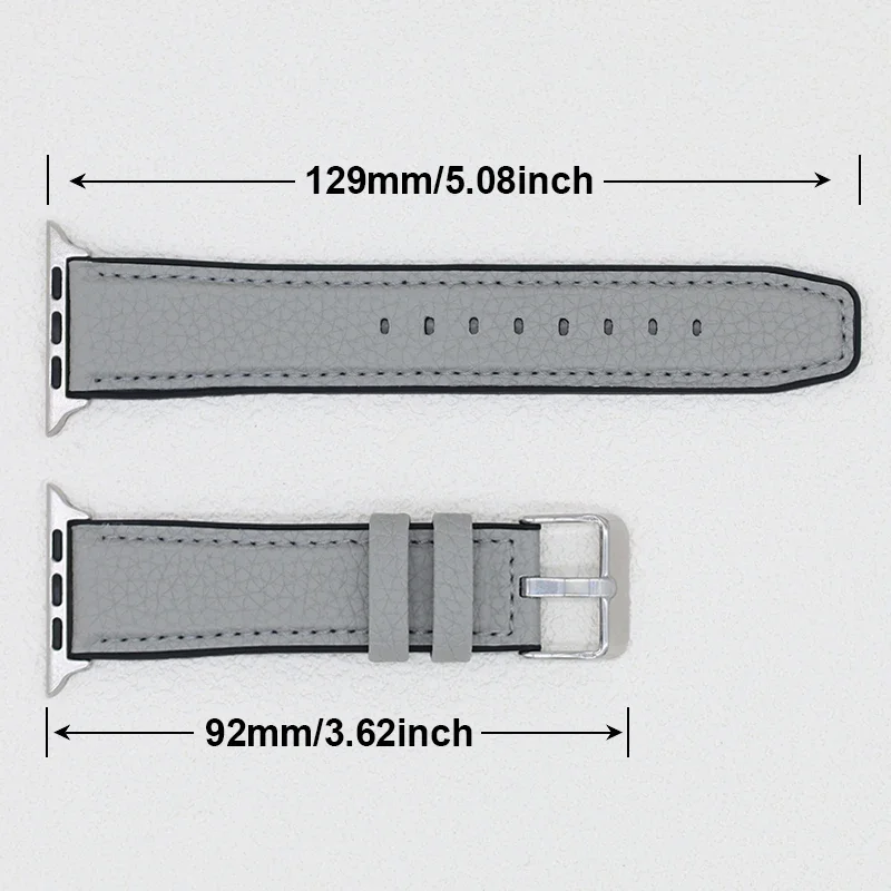 Strap for Apple Watch Band 10 9 8 7 45mm 41mm 42mm 44mm 40mm 46mm PU Leather bracelet belt for IWatch Series 6 SE 5 4 Ultra 49mm