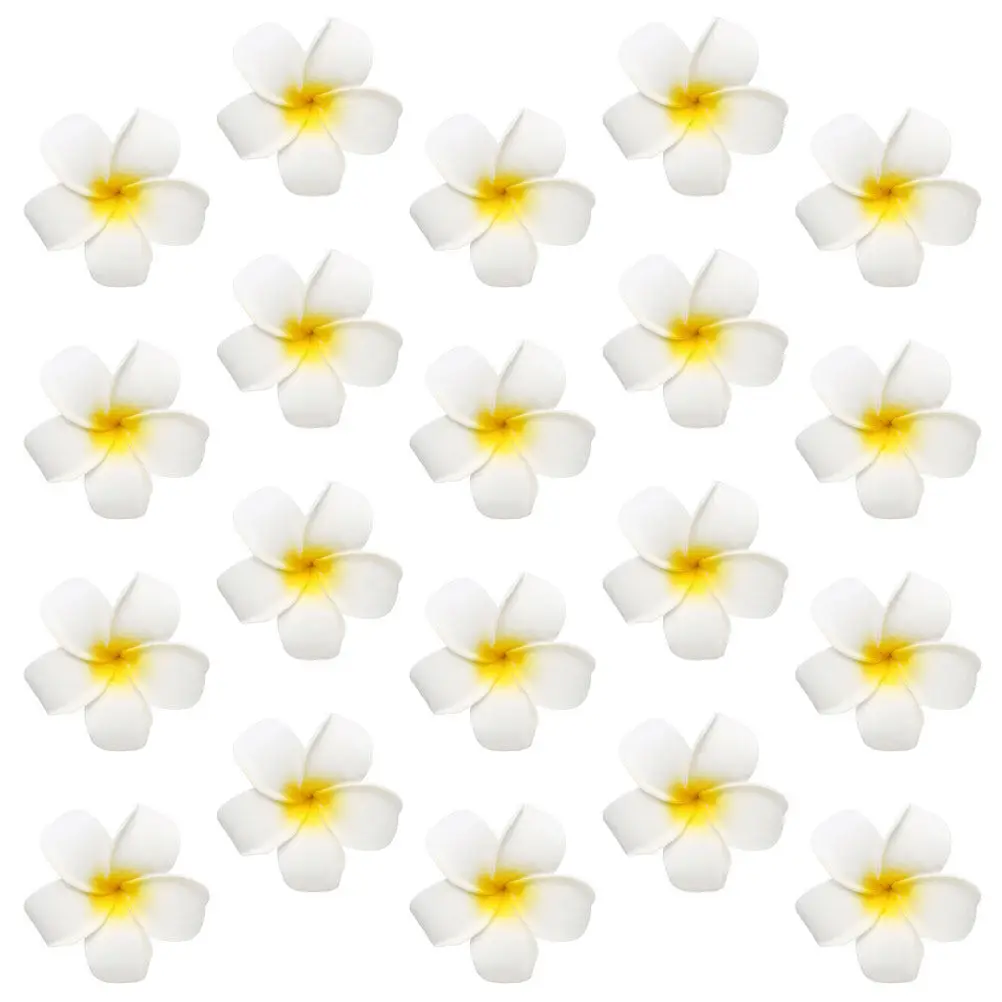 

24Pcs Flower Hair Clips Realistic Eva Metal Hair Accessories for Travel Beach Pool Party Styling Ponytail Clips