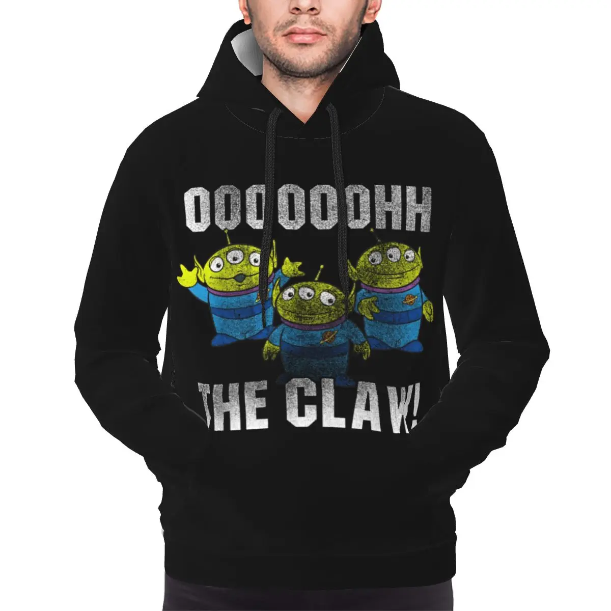 Toy Story Alien Oooooh The Claw Hoodie Men Women Sweatshirt Graphic Kanga Pocket Hoodies Hoodie Pullover Long Sleeve Shirts