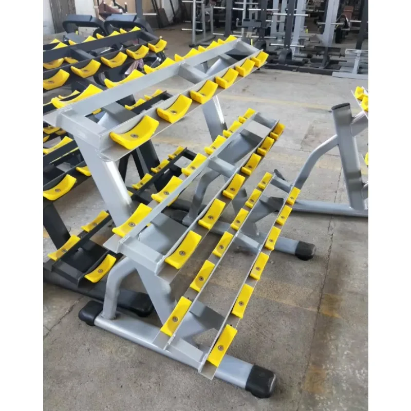 3 Tier Dumbbell Weight Rack For Fitness Gym, Storage Frame For Indoor Dumbbell Daily Placement