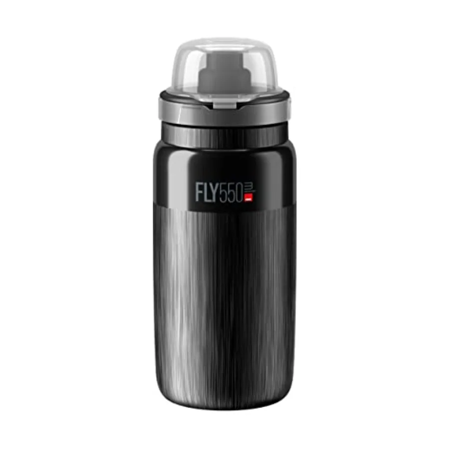 

Mountain gravel cycling water bottle ultra-light, dust-proof, aluminum, matte black